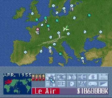 Air Management II - Koukuu Ou o Mezase (Japan) screen shot game playing